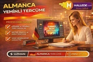 Almanca Yeminli Tercüme